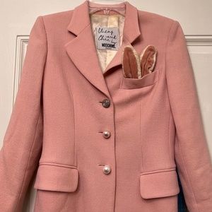 Moschino cheap and chic pink bunny blazer